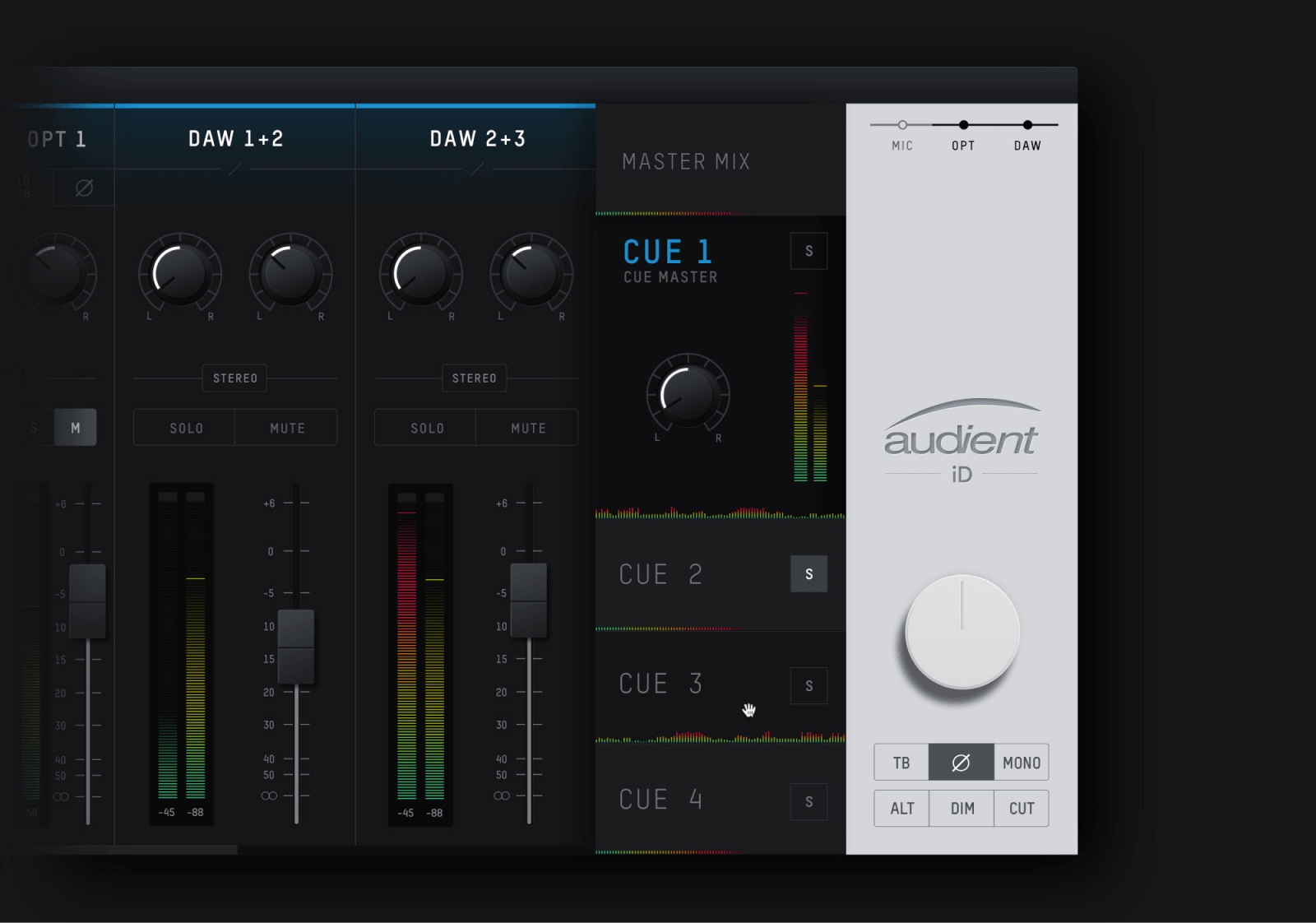 Audient — Bringing mixer software into the 21st century with the first user-centered mixer interface.